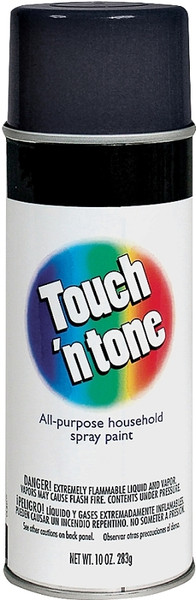 TOUCH 'N TONE 55276830 Spray Paint, Gloss, Black, 10 oz, Aerosol Can [SKU: ORG3420098]