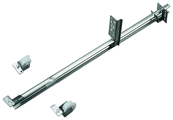 Knape & Vogt 1175P ZC 22-5/8 Drawer Slide, 50 lb, Center Undermount Mounting, 22-5/8 in L Rail, 1/2 in W Rail, Steel [SKU: ORG5326780]