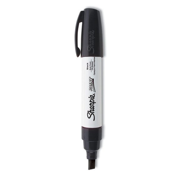 Permanent Paint Marker, Extra-Broad Chisel Tip, Black [SKU: SAN35564]