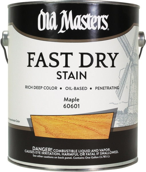 Old Masters 60601 Fast Dry Stain, Maple, Liquid, 1 gal [SKU: ORG1114826]