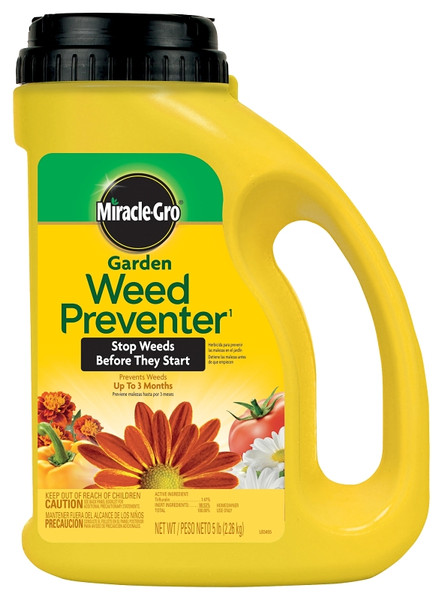 Miracle-Gro 10047511 Garden Weed Preventer, Granular, 5 lb Jug [SKU: ORG7474042]