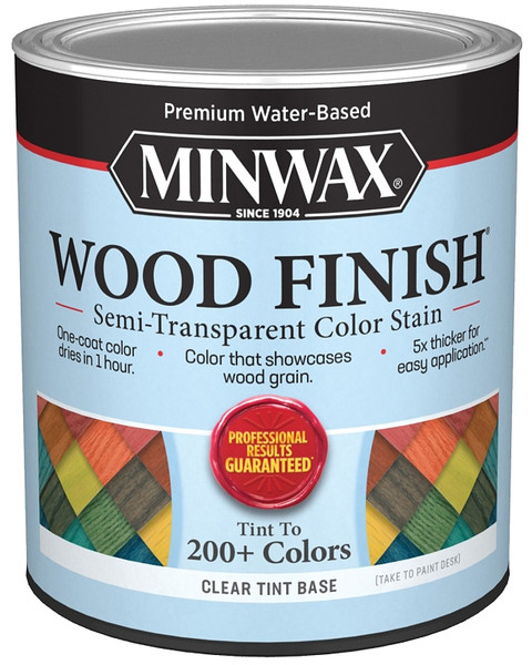 Minwax 117200000 Interior Wood Stain, Semi-Transparent, Clear Tint, Liquid, 32 fl-oz [SKU: ORG5937396]