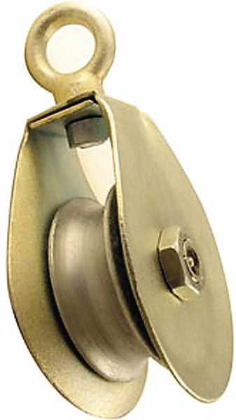Fehr SM-2 Rope Pulley, 7/8 in Rope, 2000 lb Working Load, 1 in Sheave, Galvanized [SKU: ORG6339790]