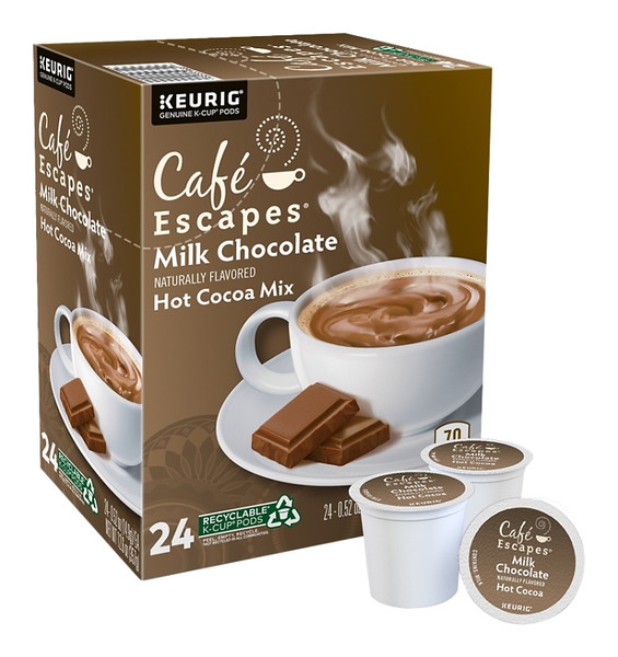KEURIG 5000330121 K-Cup Pod, Milk Chocolate Flavor, Yes Caffeine Box [SKU: ORG0099200]