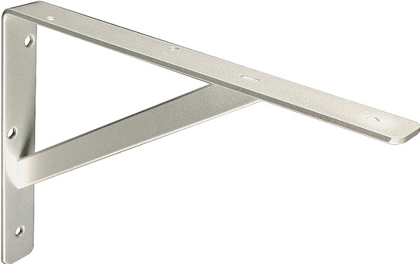 Knape & Vogt 208 TI 300 Shelf L-Bracket, 12 in L, Steel, Titanium [SKU: ORG9402959]