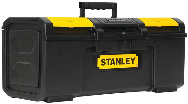 STANLEY STST24410 Tool Box, 61 lb, Plastic, Black/Yellow, 3-Compartment [SKU: ORG0556779]
