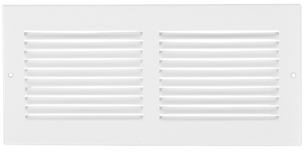 Imperial RG0375 Sidewall Grille, 13-1/4 in L, 5-1/4 in W, Steel, White [SKU: ORG5385976]