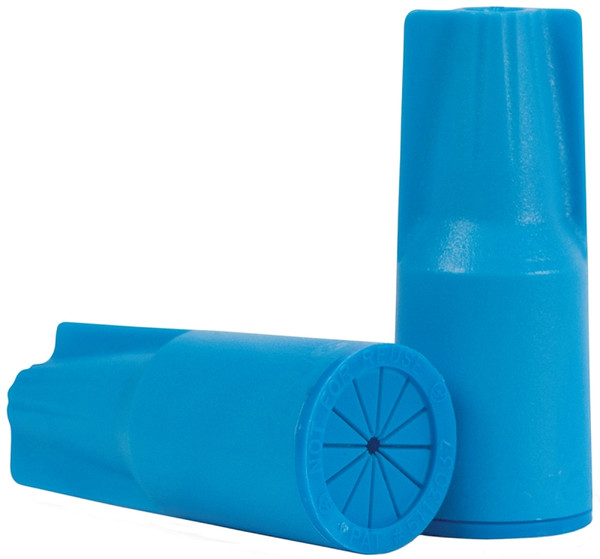 KING INNOVATION Dryconn 10600 Wire Connector, 22 to 8 AWG Wire, Copper Contact, Blue [SKU: ORG9731910]