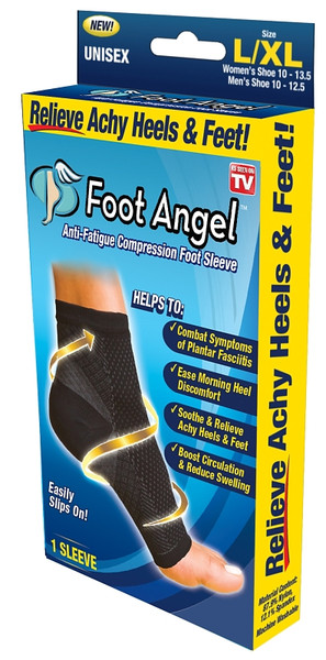 OnTel FASW-MC24/6 Compression Foot Sleeve, S/M, Black [SKU: ORG4998761]