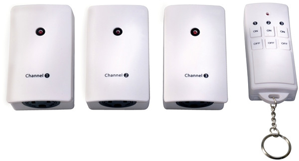 Woods 13569 Wireless Remote Control, 15 A, 125 V, 1875 W, CFL, LED Lamp, White [SKU: ORG1451665]