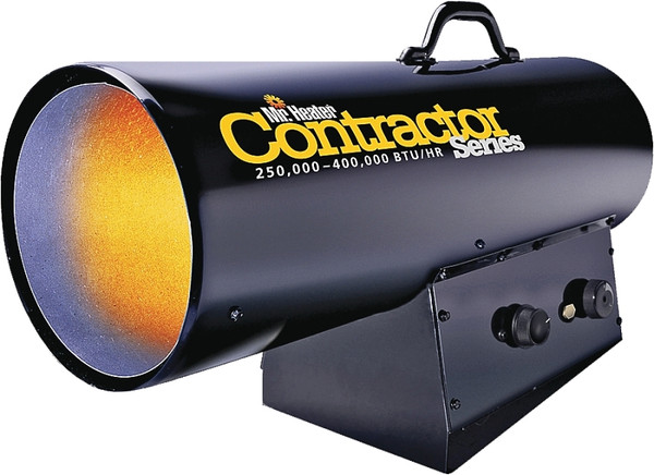 Mr. Heater Contractor F272425 Forced Air Gas Heater, 2 x 100 lb Fuel Tank, Propane, 250000 to 400000 Btu [SKU: ORG8228165]