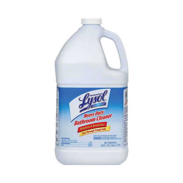 Disinfectant Heavy-Duty Bathroom Cleaner Concentrate, 1 gal Bottle, 4/Carton [SKU: RAC94201CT]