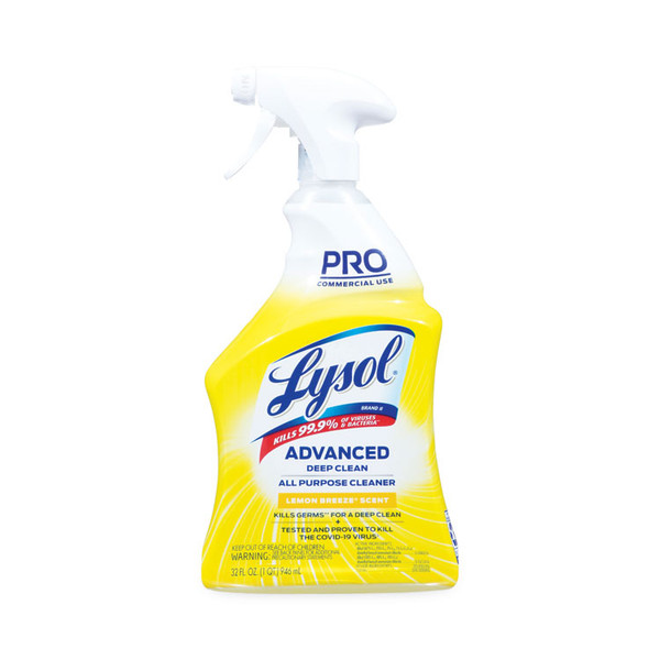 Advanced Deep Clean All Purpose Cleaner, Lemon Breeze, 32 oz Trigger Spray Bottle [SKU: RAC00351EA]