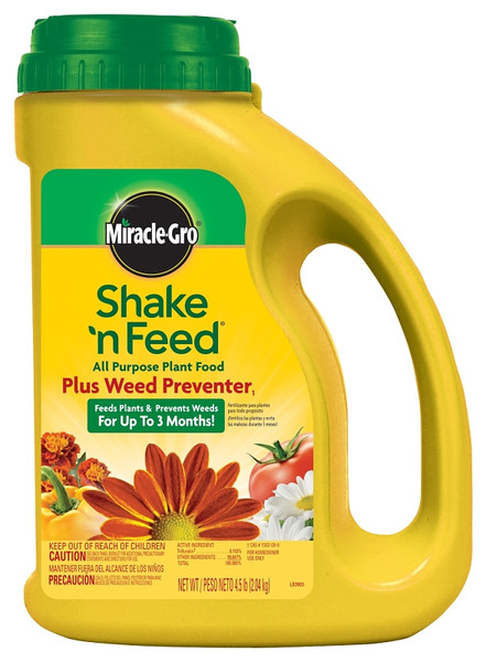 Ortho 1038361 Plant Food Plus Weed Preventer, 4.5 lb [SKU: ORG8389355]