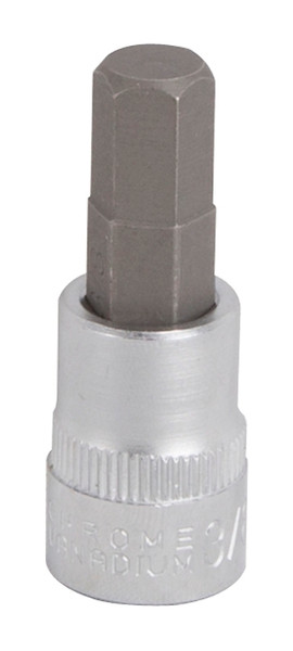 Vulcan Fractional Hex Bit Socket, Chrome, 3/8 in, 3/8 in Drive, 1-7/8 in OAL [SKU: ORG4435392]