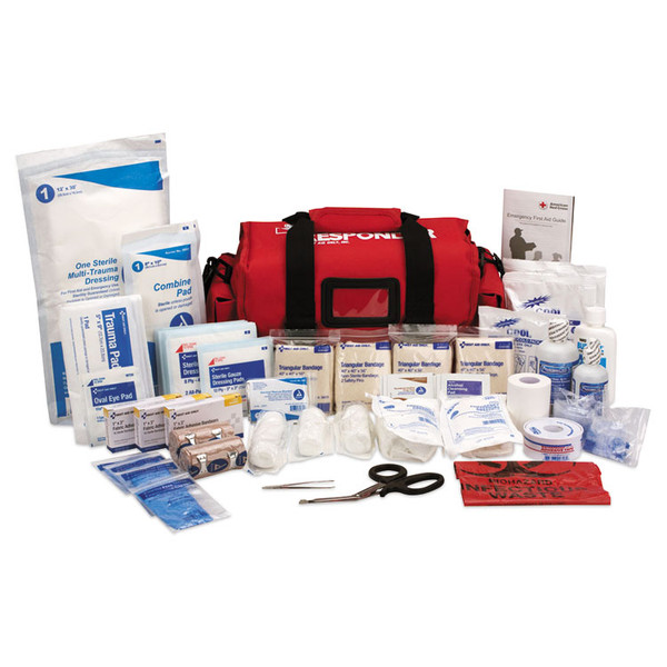 First Responder Kit, 16 x 8 x 7.5, 158 Pieces, Nylon Fabric Case [SKU: FAO520FR]
