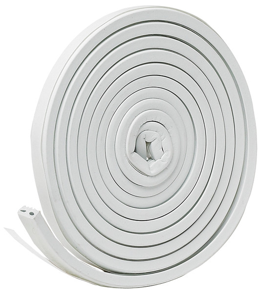 Frost King V27WA Weatherseal, 9/16 in W, 10 ft L, EPDM Rubber, White [SKU: ORG7302797]