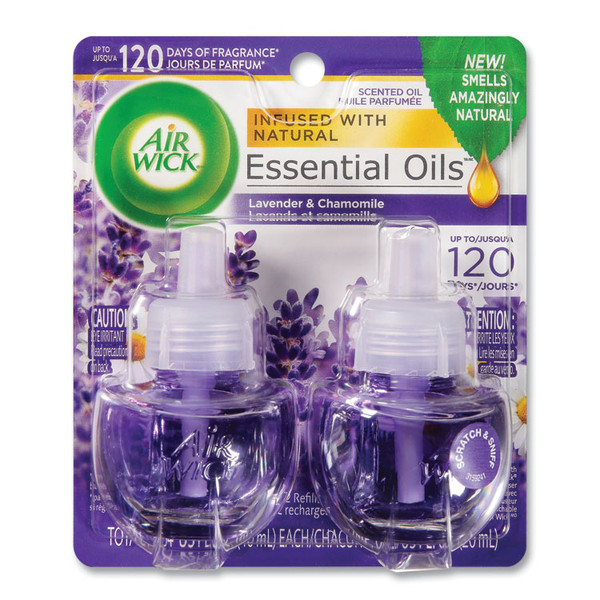 Scented Oil Refill, Lavender and Chamomile, 0.67 oz, 2/Pack [SKU: RAC78473PK]