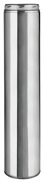 SELKIRK 208036U Chimney Pipe, 10 in OD, 36 in L, Stainless Steel [SKU: ORG3004736]