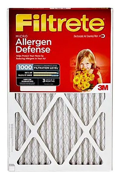 Filtrete 9802-4 Air Filter, 20 in L, 20 in W, 11 MERV, 1000 MPR [SKU: ORG7448608]