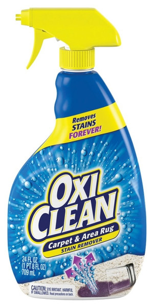 OXICLEAN 95040 Carpet and Area Rug Stain Remover, 24 oz Bottle, Liquid, Cosmetic, White [SKU: ORG0697326]