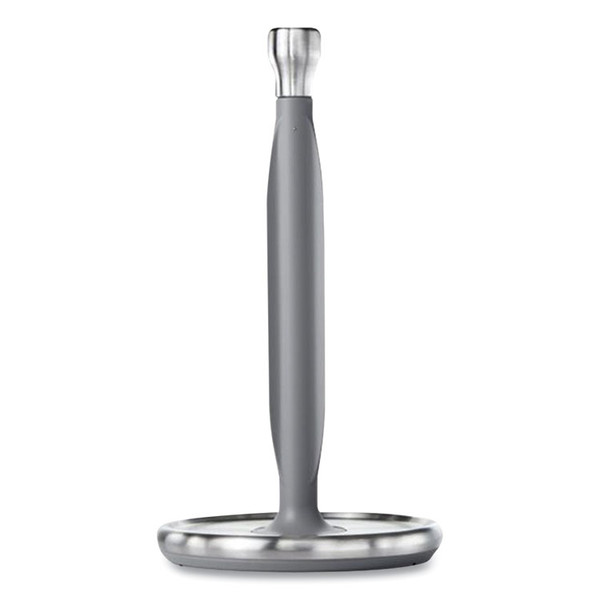 Good Grips Steady Paper Towel Holder, Stainless Steel, 8.1 x 7.8 x 14.5, Gray/Silver [SKU: OXO13245000]