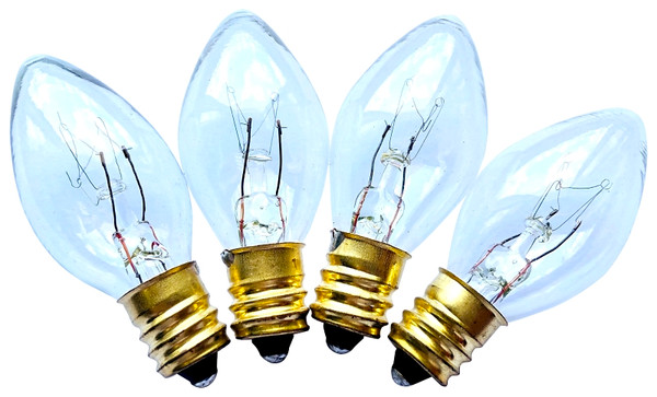 Hometown Holidays 16291 Replacement Bulb, 5 W, Candelabra Lamp Base, Incandescent Lamp, Clear Light [SKU: ORG8499899]