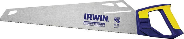 IRWIN 1773466 Handsaw, 20 in L Blade, 11 TPI, Steel Blade, Comfort-Grip Handle, Resin Handle [SKU: ORG1783513]