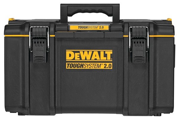 DeWALT ToughSystem 2.0 Series DWST08300 Large Tool Box, 110 lb, Plastic, Black [SKU: ORG7524127]