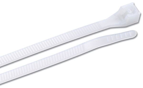 GB 45-308 Cable Tie, Double-Lock Locking, 6/6 Nylon, Natural [SKU: ORG6116305]