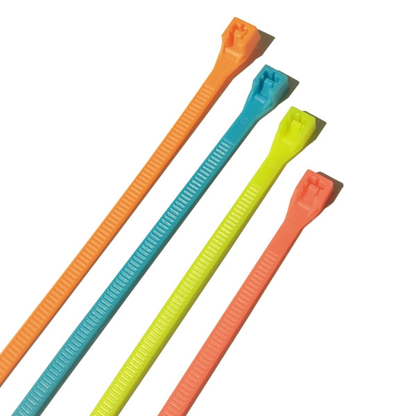 GB 46-308FST Cable Tie, Double-Lock Locking, 6/6 Nylon, Assorted [SKU: ORG6309744]