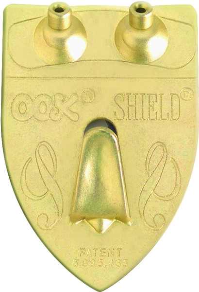 OOK 55005 Shield Hanger, 50 lb, Steel, Brass, Gold [SKU: ORG9993031]