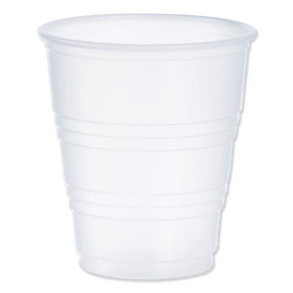 High-Impact Polystyrene Cold Cups, 5 oz, Translucent, 100/Pack [SKU: DCCY5PK]