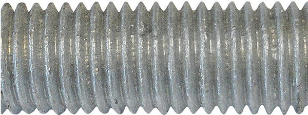 PFC TR-1002 Threaded Rod, 1/2-13 in Thread, 12 ft L, A Grade, Carbon Steel, Galvanized, NC Thread [SKU: ORG0968321]