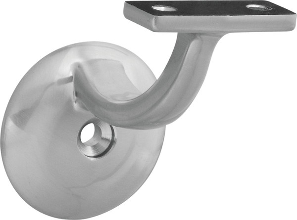 National Hardware N830-127 Handrail Bracket, 250 lb, Zinc, Satin Nickel [SKU: ORG2049328]
