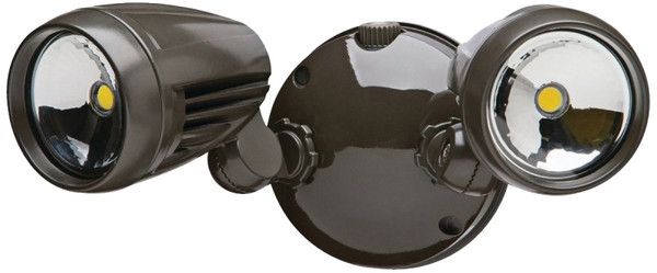 Heath Zenith HZ-8486-BZ-A Non-Motion Security Light, 120 V, 2-Lamp, LED Lamp, 1526 Lumens Lumens, 5000 K Color Temp [SKU: ORG1889229]