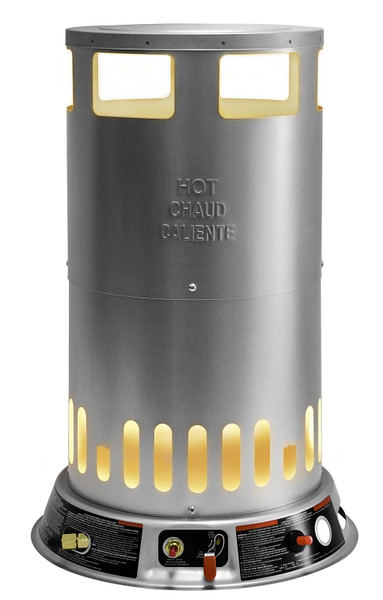 Dura Heat LPC200 Convection Heater, Liquid Propane, 50000 to 200000 Btu, 4700 sq-ft Heating Area, Silver [SKU: ORG4198073]