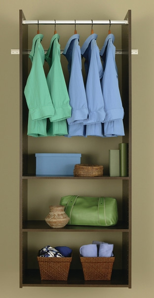 Easy Track RV1472-T Tower Closet, 5/8 in W, 72 in H, 3-Shelf [SKU: ORG4944369]