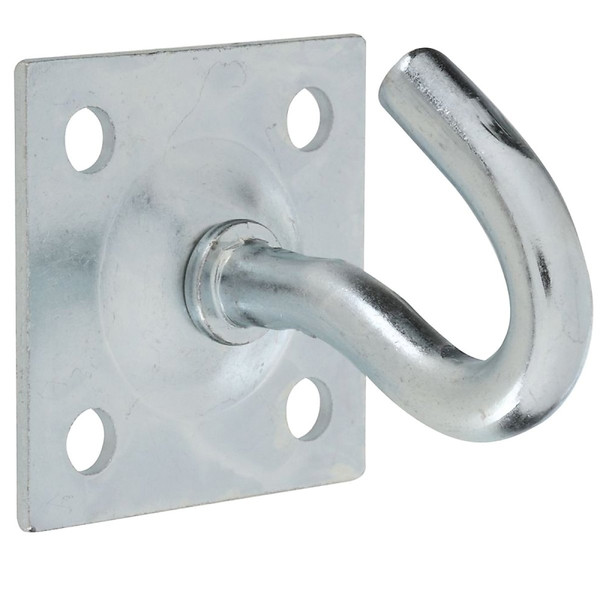 National Hardware 2048 N121-087 Clothesline Hook, 140 lb, 2.38 in L, Steel, Zinc [SKU: ORG1715309]