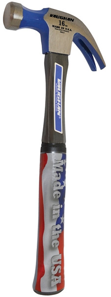 Vaughan FS16 Nail Hammer, 16 oz Head, Curved Head, HCS Head, 13-1/2 in OAL [SKU: ORG6314926]