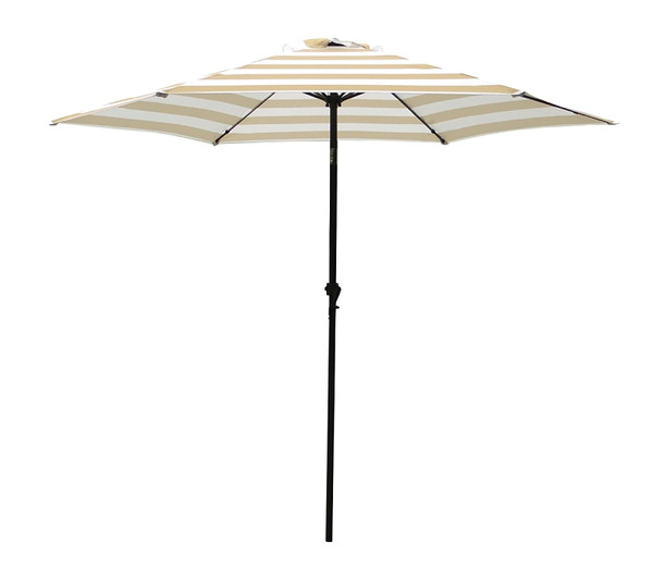 Seasonal Trends UM90BKOBD04/WT Umbrella, 8.2 ft H, 8.9 ft W Canopy, 8.9 ft L Canopy, Round Canopy, Steel Frame [SKU: ORG7112923]