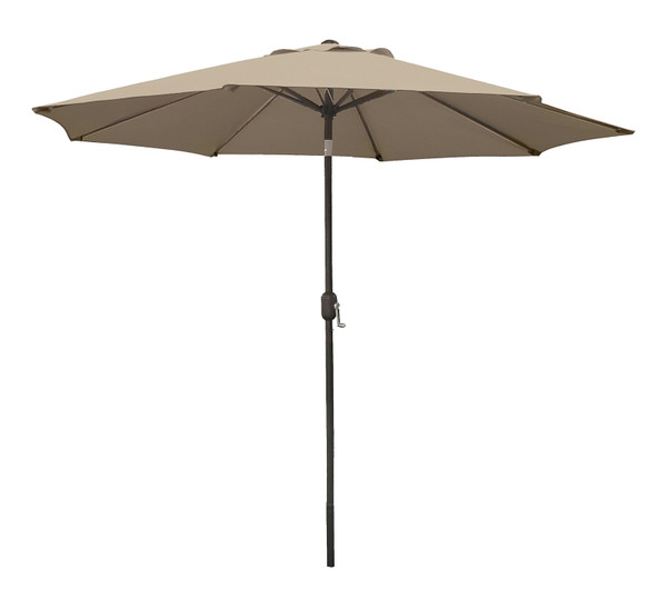 Seasonal Trends 60036 Crank Umbrella, 92.9 in H, 107.9 in W Canopy, 107.9 in L Canopy, Round Canopy, Steel Frame [SKU: ORG5781398]