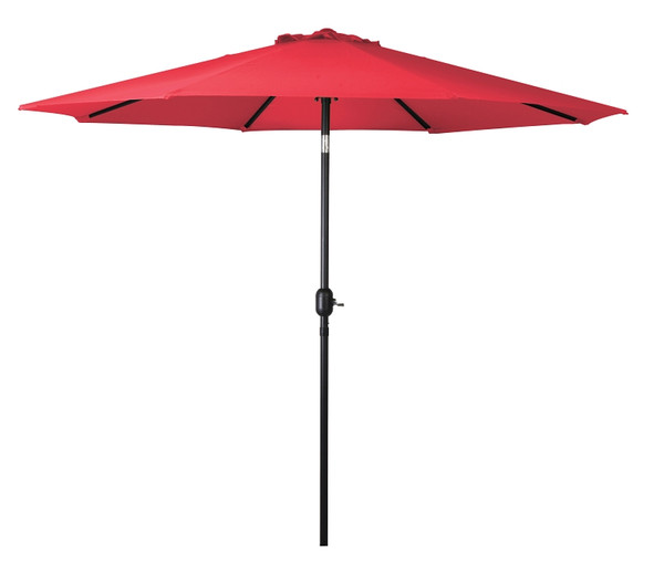 Seasonal Trends 69867 Crank Umbrella, 92.9 in H, 107.9 in W Canopy, 107.9 in L Canopy, Round Canopy, Steel Frame [SKU: ORG3425691]