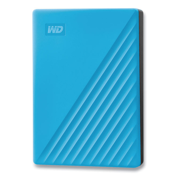 MY PASSPORT External Hard Drive, 4 TB, USB 3.2, Sky Blue [SKU: WDCBPKJ0040BBL]