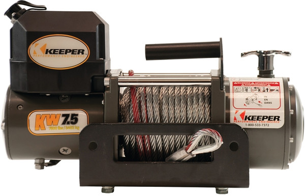 KEEPER KW75122RM Winch, Electric, 12 VDC, 7500 lb [SKU: ORG6210660]