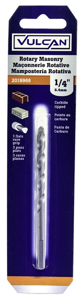 Vulcan Masonry Drill, 1/4 x 4 in [SKU: ORG2019966]