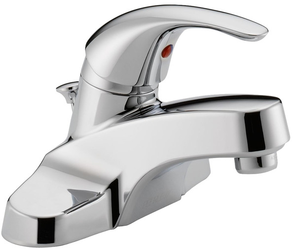 DELTA Peerless Tunbridge Series P188620LF Bathroom Faucet, 1.2 gpm, 1-Faucet Handle, Brass, Chrome Plated, Lever Handle [SKU: ORG3025640]