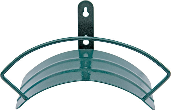 Landscapers Select 5227-1 Hose Hanger, 100 ft Capacity, Metal, Hammertone Green, Powder-Coated, Wall Mounting [SKU: ORG1307941]