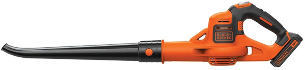 Black+Decker LSW321 Cordless Sweeper, 20 V Battery, Lithium Battery, 100 cfm Air, 25 min Run Time, Black/Orange [SKU: ORG6952469]