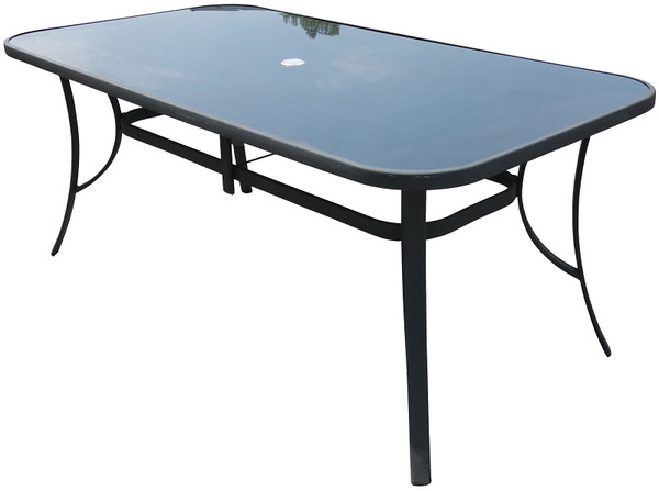 Seasonal Trends 50705 Outdoor Table, 60 x 38 in W, 34 x 15 mm D, 28.56 in H, Steel Frame, Rectangular Table [SKU: ORG7370232]